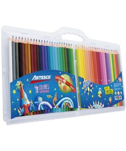 Lápices de Colores Triangulares Largos x 48 unds