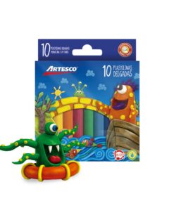 Plastilina Delgada X 10 Unid. Artesco