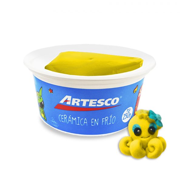Cerámica En Frio 250grs Amarillo