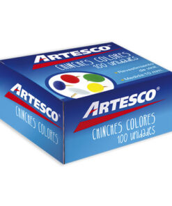 Chinches colores 10 mm x 100 unidades