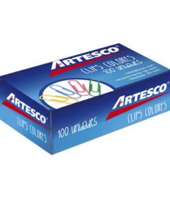 Clips Colores 33 Mm X 100 Unidades