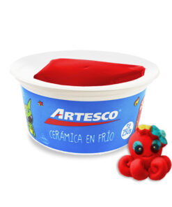 Cerámica En Frio 250grs Rojo