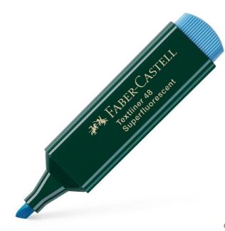 Resaltador Textliner 48 Celeste Faber Castell