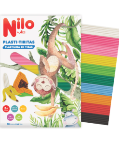 Plasti-tiritas 10 colores Monitos - Nilo