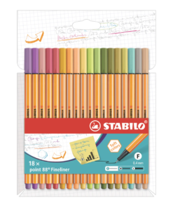 Point 88 x18 colores - Stabilo