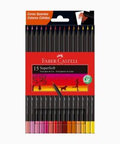 Colores SuperSoft x15 Cálidos Faber Castell