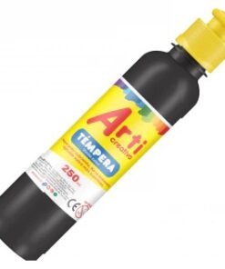 Témpera 250ml c/aplicador Negro Arti Creativo