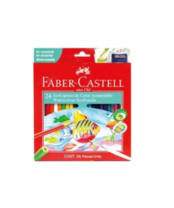 ECOLÁPIZ ACUARELABLE 24 unidades Faber Castell