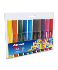 Artesco Plumones Trimax Jumbo A-47 10 Unidades