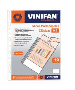 Micas Portapapeles A4 x10 unid. - Vinifan