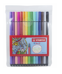 Stabilo Plumon PEN 68 - 15 Unidades