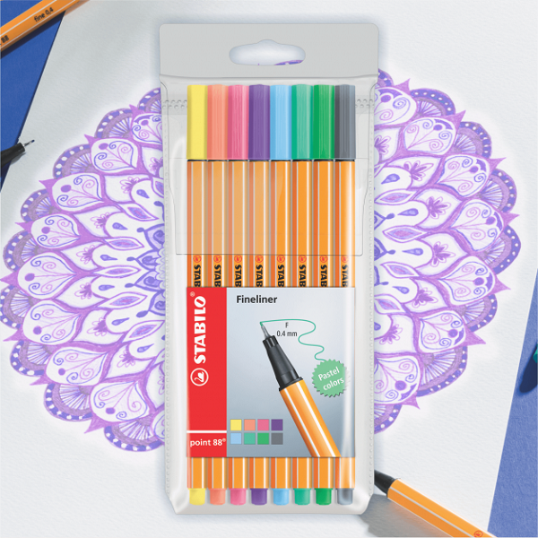 Stabilo FINE PEN POINT 88 - 8 Unidades