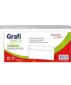 Sobre Bond Oficio 75gr. x50 unid. - Grafipapel