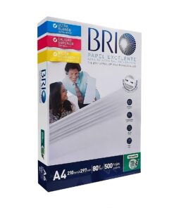 Papel Bond A4-75gr. x500 Brio - Brasil