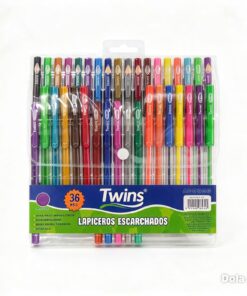 Bolígrafos Escarchados x36 Twins